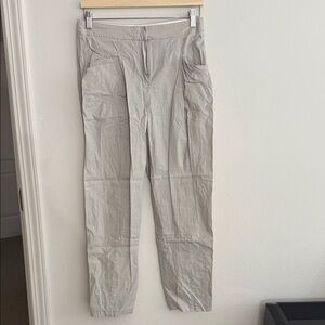 DKNY Women's Light Gray Chinos